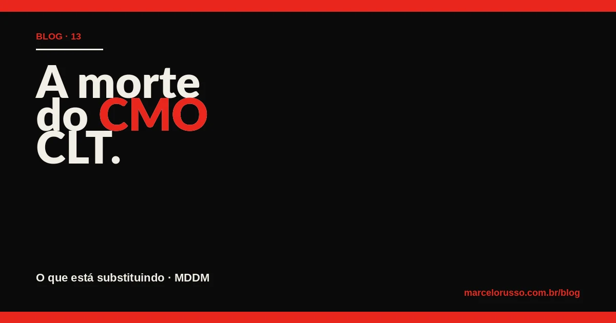 A morte do CMO CLT